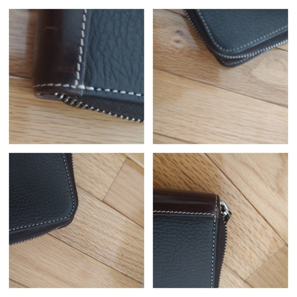 Dooney & Bourke leather zippy wallet w/COA EUC - Picture 7 of 8